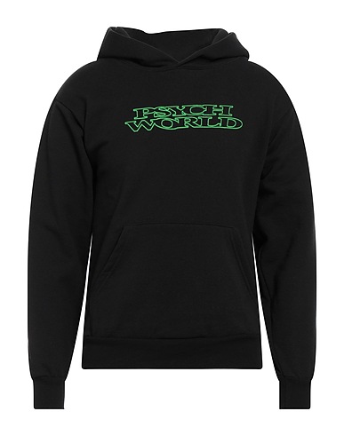 PSYCH WORLD Hooded track jacket  Black 100% Cotton