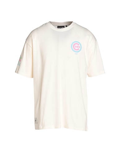 NEW ERA T-shirt MLB PASTEL OS TEE
 Ivory 100% Cotton