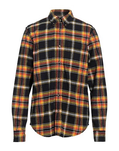 TIMBERLAND Chemise à carreaux Jaune-orange 100% Coton