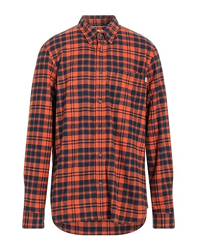 TIMBERLAND Chemise à carreaux Orange 100% Coton