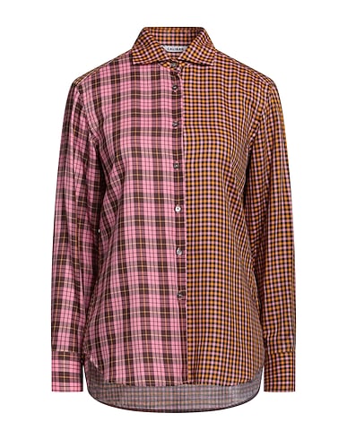 CALIBAN Checked shirt Pink 52% Cotton, 48% Tencel™