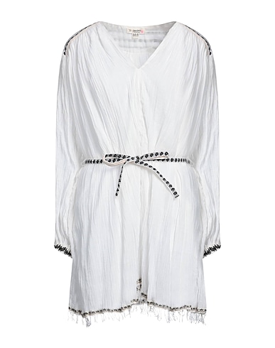 LEMLEM Short dress White 95% Cotton, 5% Acrylic