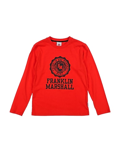 FRANKLIN & MARSHALL T-shirt Tomato red 100% Cotton