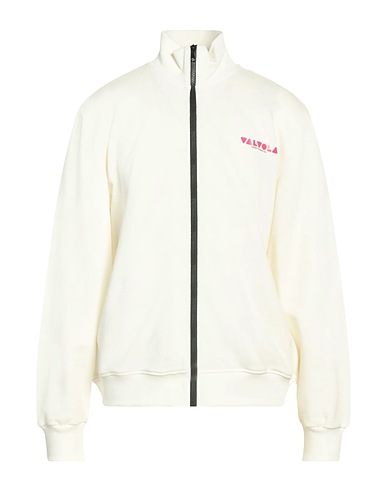 VALVOLA. Sweatshirt Ivory 100% Cotton