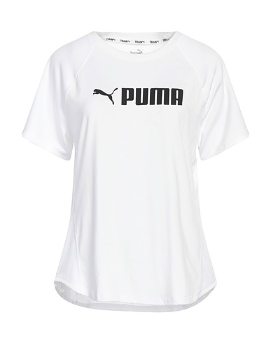 PUMA T-shirt Bianco 50% Poliestere, 25% Cotone, 25% Viscosa