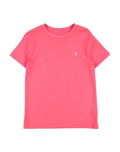 POLO RALPH LAUREN T-shirt Cotton Jersey Crewneck Tee
 Rosa 100% Cotone