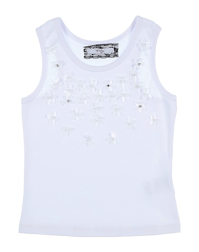 RELISH Top White 95% Cotton, 5% Elastic fibres