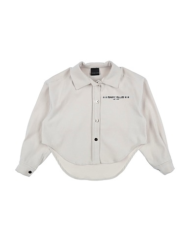 MARC ELLIS Camisas y blusas estampadas Beige 97% Poliéster, 3% Elastán