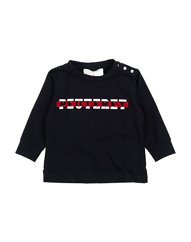 PEUTEREY T-shirt Black 94% Cotton, 6% Elastane