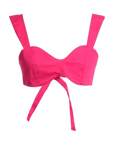 VICOLO Bustier Fuchsia 97% Polyester, 3% Elastane