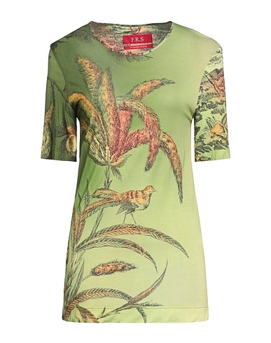 F.R.S FOR RESTLESS SLEEPERS T-shirt Light green 100% Viscose
