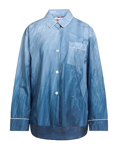 UMIT BENAN x F.R.S. FOR RESTLESS SLEEPERS Patterned shirts & blouses Slate blue 100% Cotton