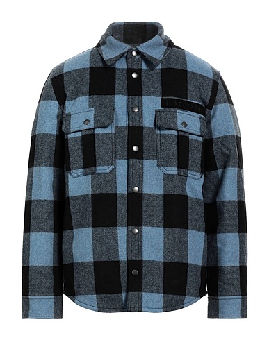 ZADIG&VOLTAIRE Checked shirt Light blue 61% Wool, 34% Polyester, 3% Other Fibres, 2% Acrylic