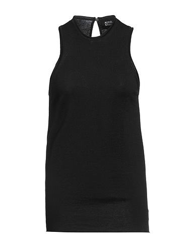 ALPHA STUDIO Top Black 100% Wool