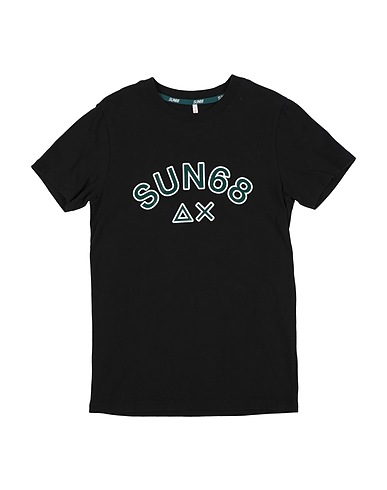 SUN 68 T-shirt Black 100% Cotton
