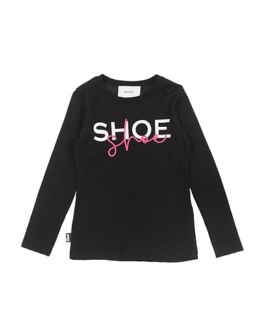 SHOE T-shirt Nero 100% Cotone