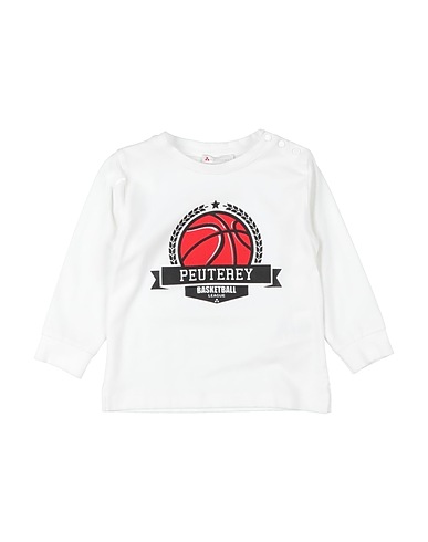 PEUTEREY T-shirt White 92% Cotton, 8% Elastane