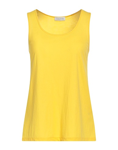 CALATURA Top Giallo 50% Viscosa, 50% Poliammide