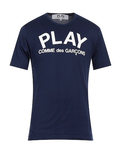 COMME des GARÇONS PLAY T-shirt Navy blue 100% Cotton