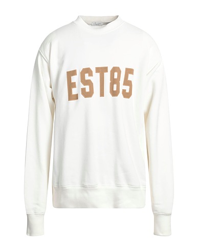 PAOLO PECORA Sweatshirt White 100% Cotton, Elastane