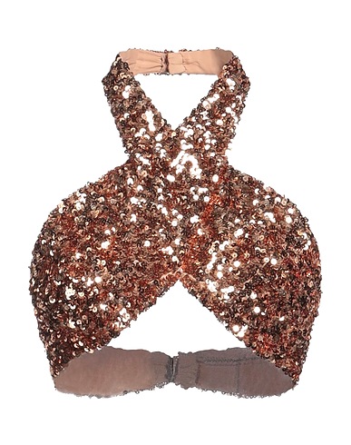 ERMANNO SCERVINO Top Copper 100% Polyester