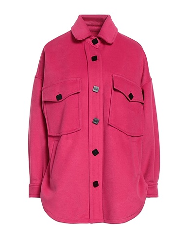 GAëLLE Paris Solid color shirts & blouses Fuchsia 92% Polyester, 8% Viscose