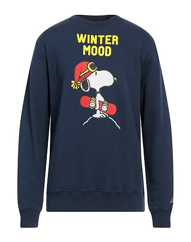 MC2 SAINT BARTH Sweatshirt Navy blue 100% Cotton