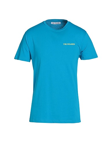 TRUSSARDI Basic T-shirt Azure 100% Cotton