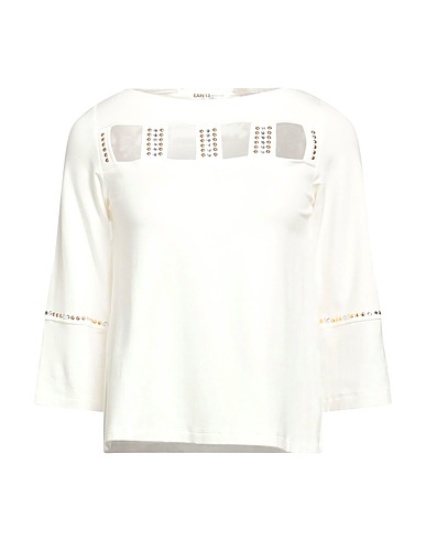 EAN 13 T-shirt White 96% Viscose, 4% Elastane
