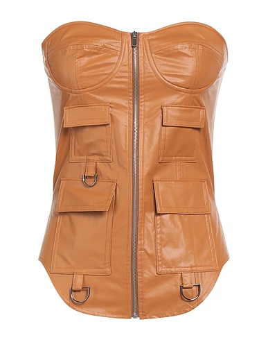 ROKH Bustier Tan 100% Polyurethane
