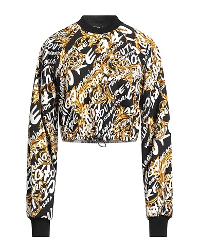 VERSACE JEANS COUTURE Sweatshirt Black 100% Cotton