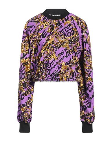 VERSACE JEANS COUTURE Sweatshirt Mauve 100% Cotton