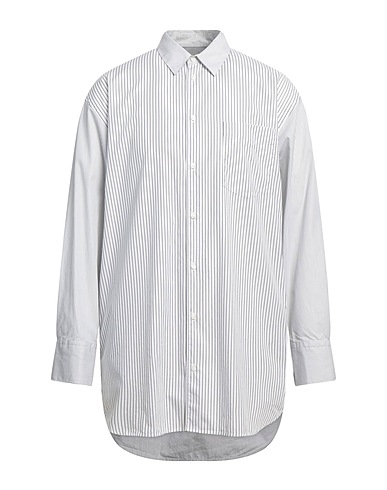 ASPESI Striped shirt White 100% Cotton