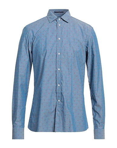 B.D.BAGGIES Patterned shirt Blue 100% Cotton