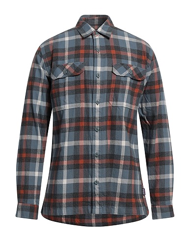 PATAGONIA Checked shirt Slate blue 100% Organic cotton