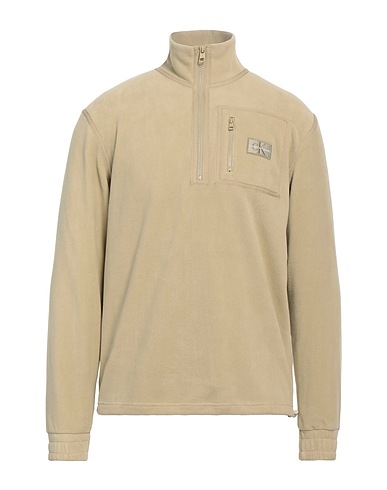 CALVIN KLEIN JEANS Sweatshirt Sage green 100% Polyester