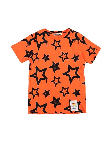 ATLANTIC STARS T-shirt Orange 100% Cotton