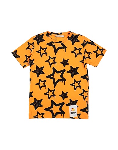 ATLANTIC STARS T-shirt Mandarino 100% Cotone