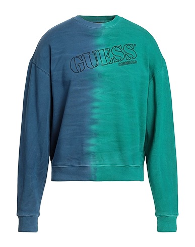 GUESS Sweatshirt Green 84% Cotton, 16% Polyester