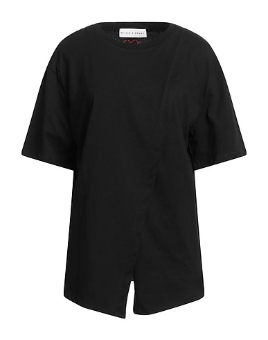 SKILLS & GENES T-shirt Black 100% Cotton