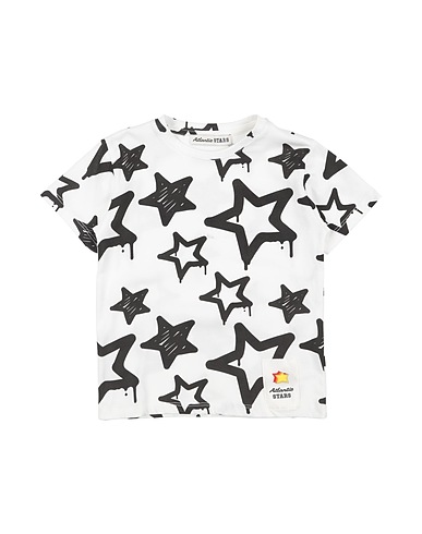 ATLANTIC STARS T-shirt White 100% Cotton
