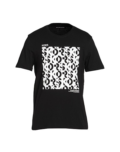 MICHAEL KORS MENS T-shirt Black 100% Cotton