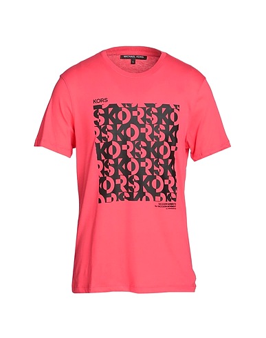MICHAEL KORS MENS T-shirt Magenta 100% Cotton