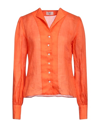 MARYAM NASSIR ZADEH Camicie e bluse tinta unita Arancione 100% Viscosa