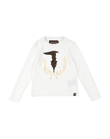 TRUSSARDI JUNIOR T-shirt White 95% Cotton, 5% Elastane