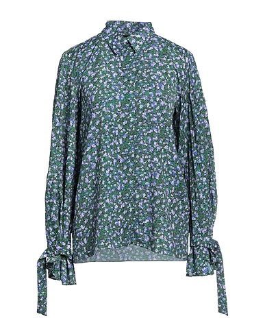 ROKH Floral shirts & blouses Green 100% Polyester