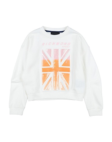 RICHMOND Sweatshirt White 100% Cotton