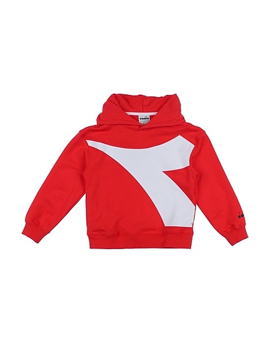 DIADORA Sweatshirt Red 100% Cotton