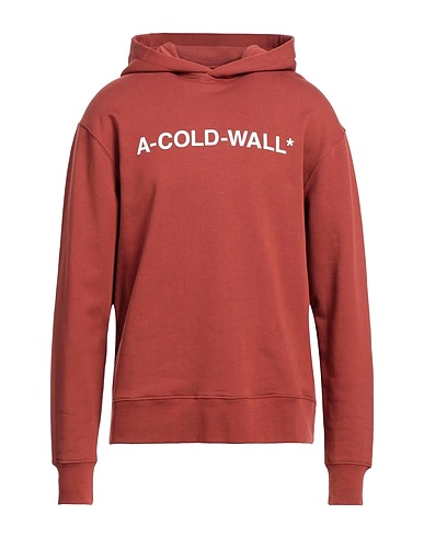 A-COLD-WALL* Hooded track jacket  Rust 100% Cotton, Elastane