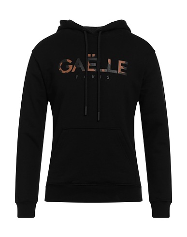GAëLLE Paris Hooded track jacket  Black 100% Cotton